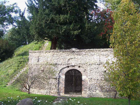 The remains of Marlborough Castle, held by John the Marshal, and probable birthplace of William Marshal