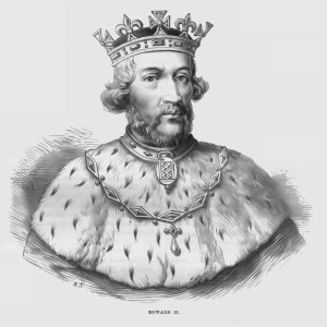 King Edward II, son of Edward I and Eleanor of Castile