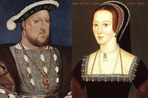 Elizabeth I's parents - King Henry VIII and Anne Boleyn
