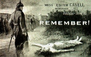 Edith Cavell: A British propaganda poster