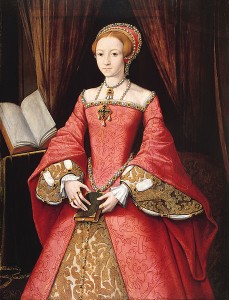 Elizabeth I, aged about 12 years