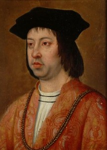 Ferdinand of Aragon, Catherine of Aragon's father, painted by Michel Sittow