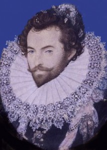 Sir Walter Raleigh, Elizabethan adventurer, explorer, and courtier