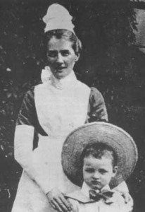 Edith Cavell as a governess in Belgium in the 1890s