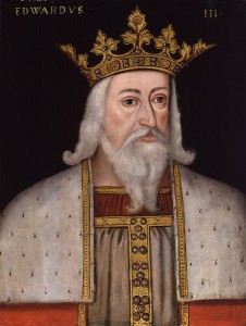A portrait of King Edward III