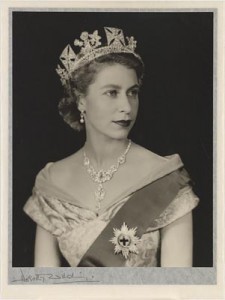 Queen Elizabeth II in 1952, just after her accession to the throne. 	© Estate of Dorothy Wilding 