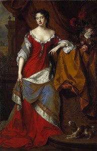 Queen Anne aged 18, at the time of her marriage to Prince George of Denmark