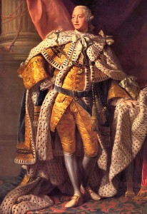 King George III at the time of his coronation.