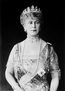 Queen Mary of Teck, King George V's wife, and Queen Elizabeth II's grandmother
