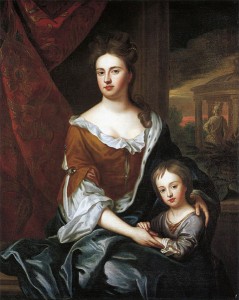  Queen Anne and her son, Prince William, Duke of Gloucester