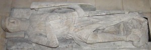 Tomb effigy of Gilbert Marshal, son of William Marshal, in Temple Church, London