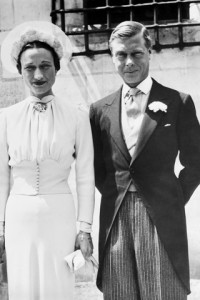 Edward and Wallis Simpson, Duke and Duchess of Windsor, on their wedding day