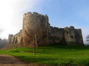 Striguil Castle, now known as Chepstow Castle, build by William Marshal