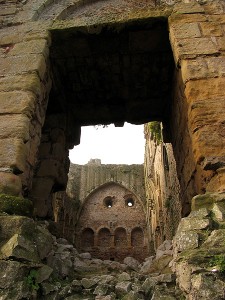 The Great Hall at Striguil Castle, now known as Chepstow Castle