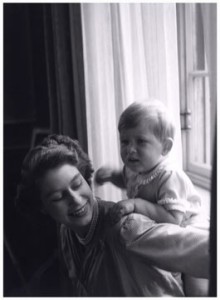 Queen Elizabeth II and her eldest son, Prince Charles