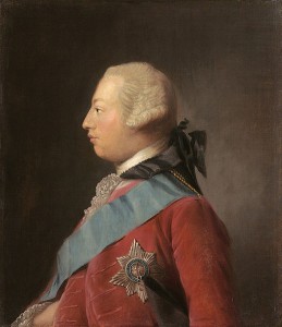 King George III in 1762